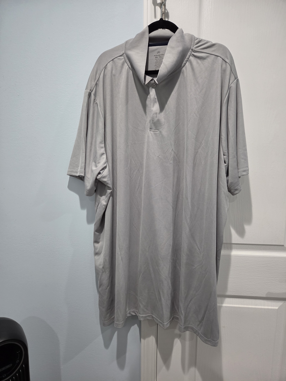 Men's Light Gray Polo Shirt - Lightweight Performance